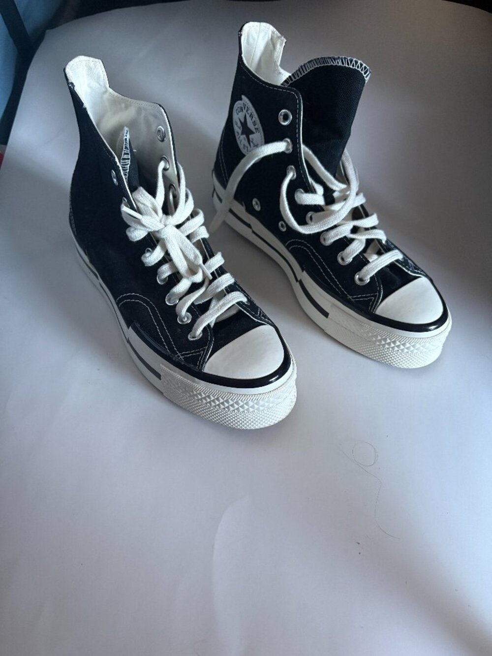 Converse Chuck Taylor All Star High Top Sneakers, Black/White, Women’s Size 7